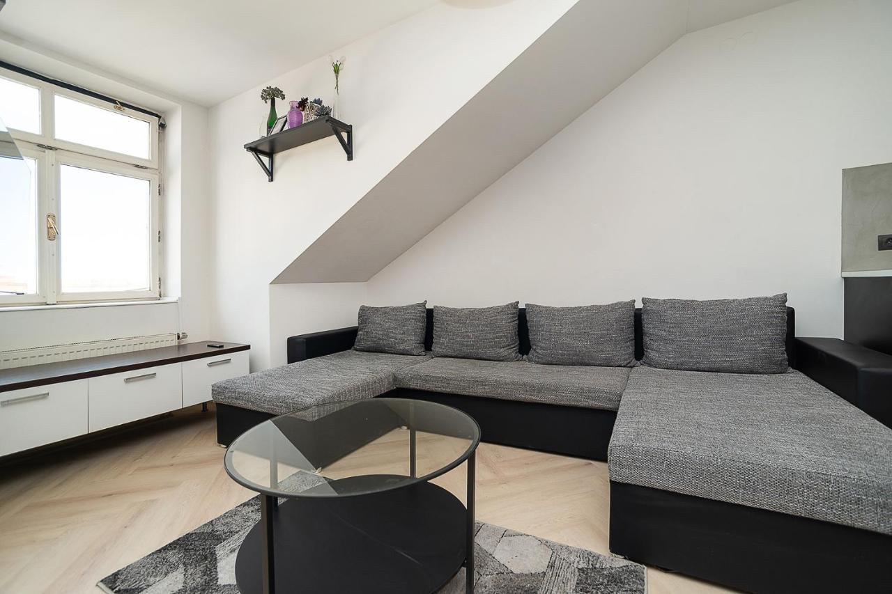 Big 4-Bedroom Flat, Terrace With Great Vitkov View Prague Exterior photo