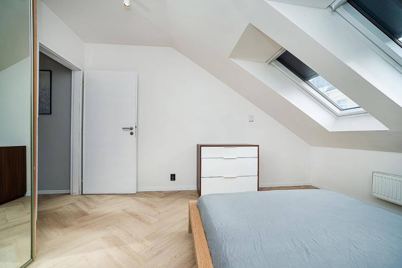 Big 4-Bedroom Flat, Terrace With Great Vitkov View Prague Exterior photo